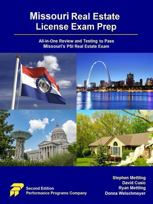 cover image of Missouri Real Estate License Exam Prep
